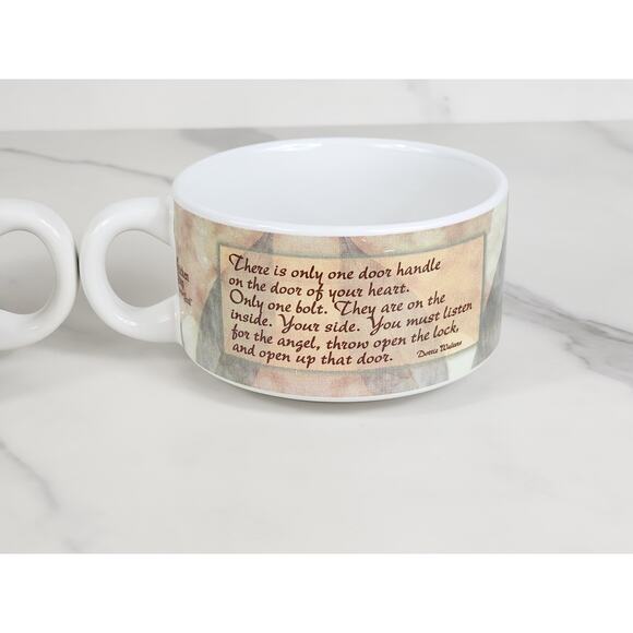 Chicken Bowl Soup Mug Cup For The Soul Giftco Kitchen Dinnerware x2 Vintage - Picture 7 of 13